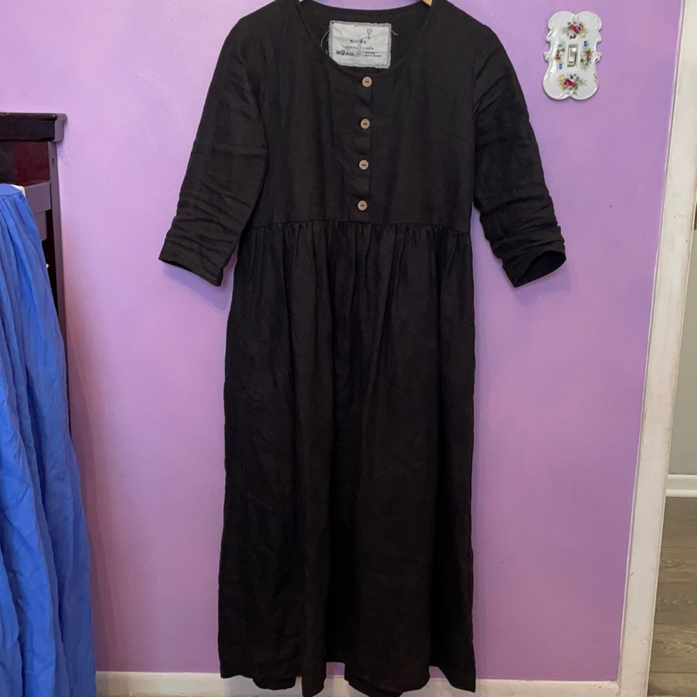 NPL mama maxi dress with 3/4 sleeves